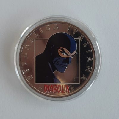 2023 - 5 Euro ITALIA Serie Fumetti Diabolik Il re del Terrore Fdc- 2023 - 5  Euro ITALIA Serie Fumetti Diabolik Il re del Terror